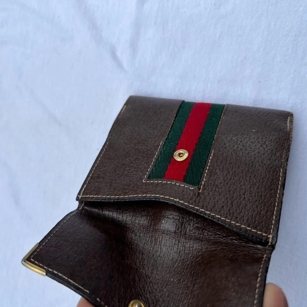 Vintage Italian Leather Bag “Freschi” Stamp – Genuine Leather –